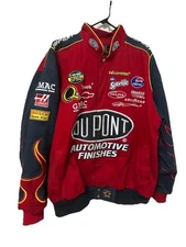 NASCAR #24 Chase Authentics JH Design Jeff Gordon Flames Racing Jacket Men’s XL