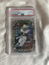 2021 Select Concourse Jaylen Waddle #48 ZEBRA (RC) CASE HIT PSA 10 Die Cut
