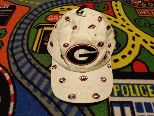 New '47 Clean Up Women's One Size White Georgia Bulldogs Confetti Strap Back Hat