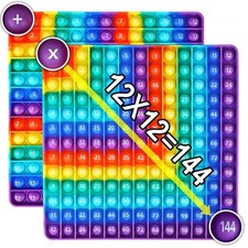   Multiplication Game Table, 12 X 12 Multiplication Math Board Numbers Additio...