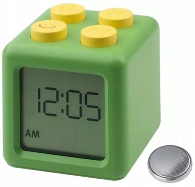 5906555610518 Zegar kwadratowy 5 cm tarcza cyfrowa Ecolight