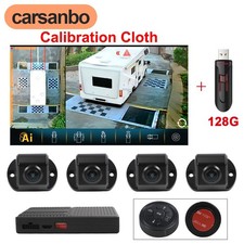 360� AVM Panoramic Camera System For Bus Truck RV 1080P Night Vision Cameras