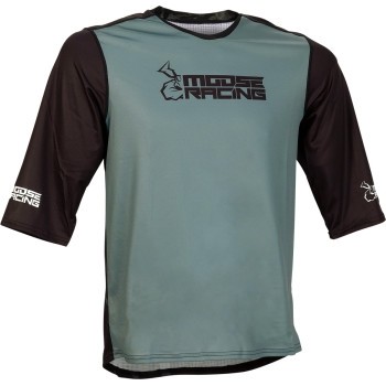 Moose Racing MTB 3/4 Sleeve Jerseys Lg Black