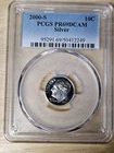 2000-S Silver Proof Roosevelt Dime PCGS PR-69 DCAM.
