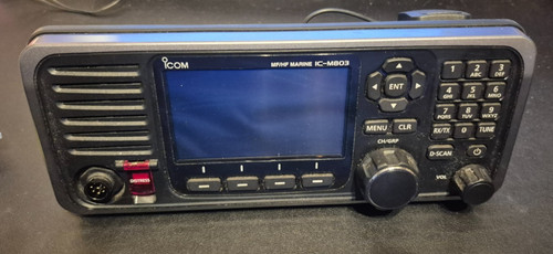 ICOM SSB IC-M803 DISPLAY CONTROLLER /W/ GPS ANT, NO MIKE, PREOWNED