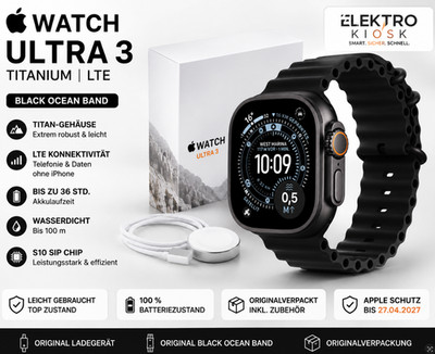  Apple Watch Ultra 3 - Titanium MF0J4QF/A Smartwatch LTE Armband Uhr   OVP  