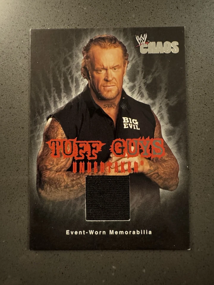 WWE ENTERRADOR FLEER 2004 CHAOS TUFF BOYS EVENTO CAMISETA USADA RELIQUIA Foto 2 de 3