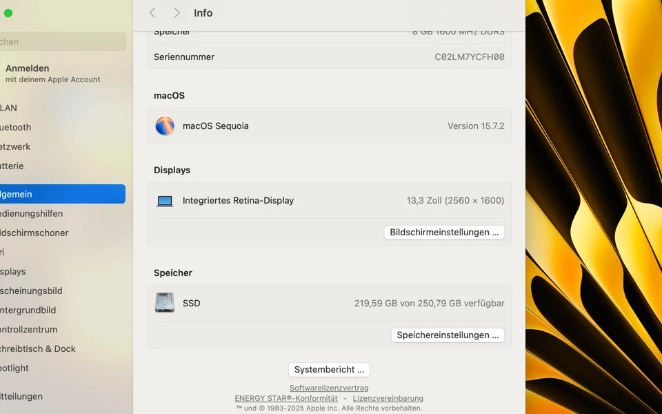 MacBook Pro 13 Retina | 8GB RAM | i5 | 256GB SSD | Sequoia | MS Office 2024 - Bild 4 von 4