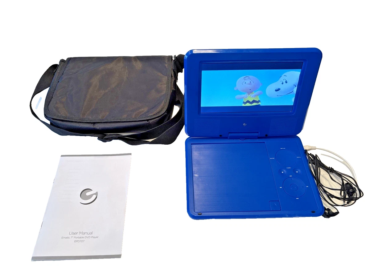 Blue DVD & Blu-ray Players 5.0-7.9 in Screen for sale | eBay