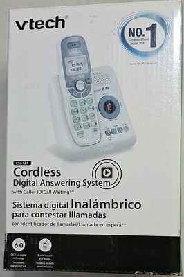 VTech CS6124 DECT 6.0 Cordless Phone & Answering System *Box Has Been Opened*