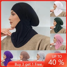 Full Cover Hijab Amira Scarf Underscarf Ninja Inner Islamic Headscarf Arab Wrap