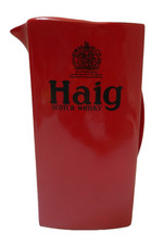 VINTAGE HAIG SCOTCH WHISKEY ADVERTISING WATER JUG CARLTON WARE ENGLAND POTTERY