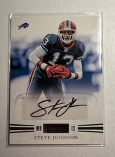 2011 Panini Playbook - Steve Johnson #30 Base Auto  /94 (AU)
