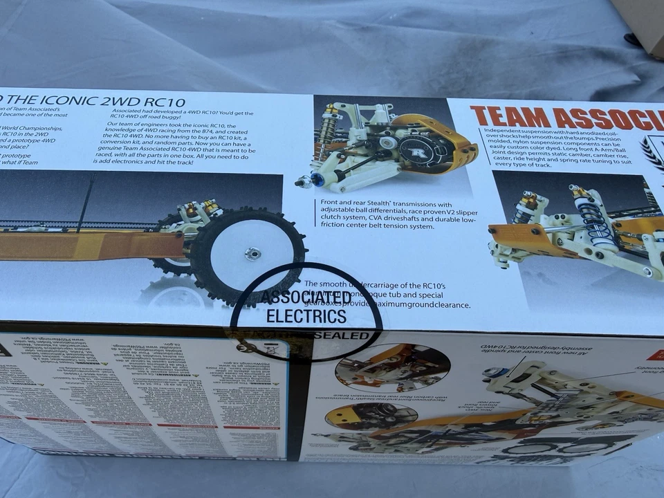 Kit de buggy eléctrico Team Associated ASC6040 RC10 4x4 1/10 NUEVO Foto 2 de 4