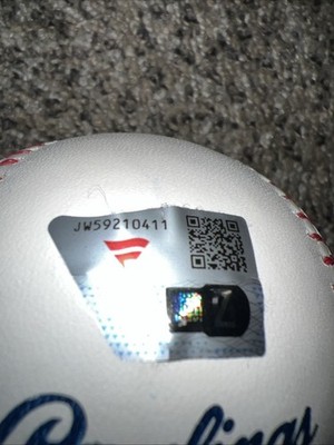 Max Scherzer Signed Baseball Fanatics Under Wraps | eBay