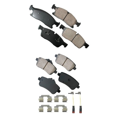 #ad #ad For Mercedes Benz GLE300d 16 Disc Brake Pad Set EURO Ultra Premium Ceramic Front $162.12