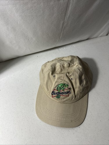 Budweiser Beer Adjustable Strap Tan Khaki Hat - 第 1/5 張圖片