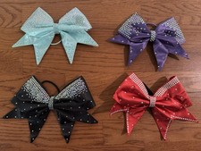 Large Cheer Bows-excellent quality-lightly used at California All Stars