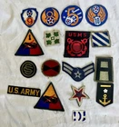 Vintage Military Patch Lot 17 US Air Force Army Navy WW II Korean War Uniform