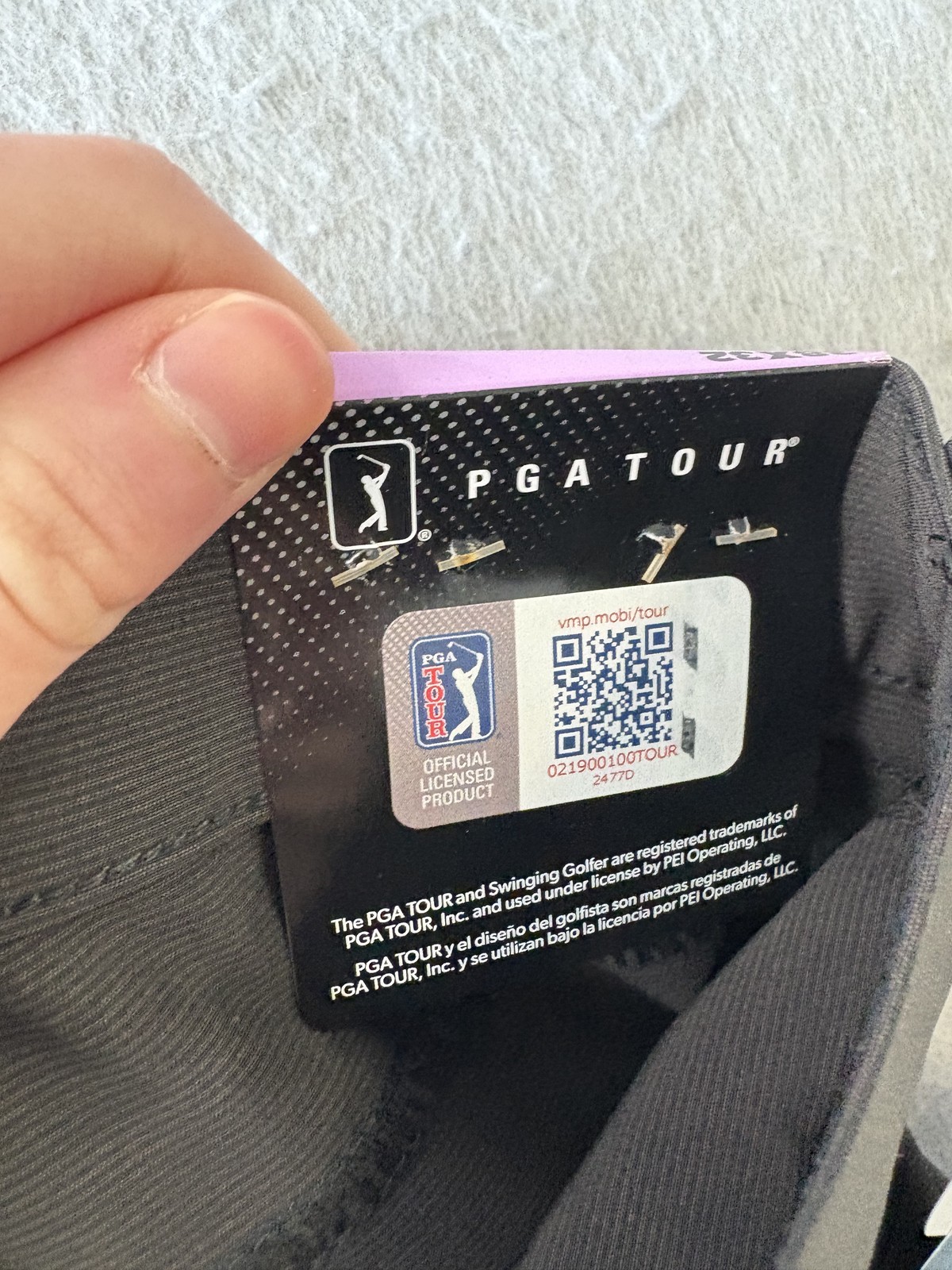 NWT PGA TOUR Men's Course Comfort 4-Way Stretch Golf Pants Black Heather 38x32 thumbnail 5