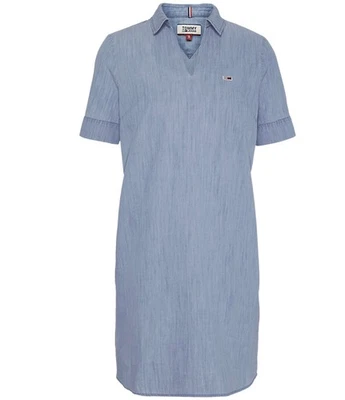 ROBE RAINBOW INDIGO SHIRT TOMMY HILFIGER NEUVE AVEC ETIQUETTE DESTOCKAGE -50% - Photo 1/4