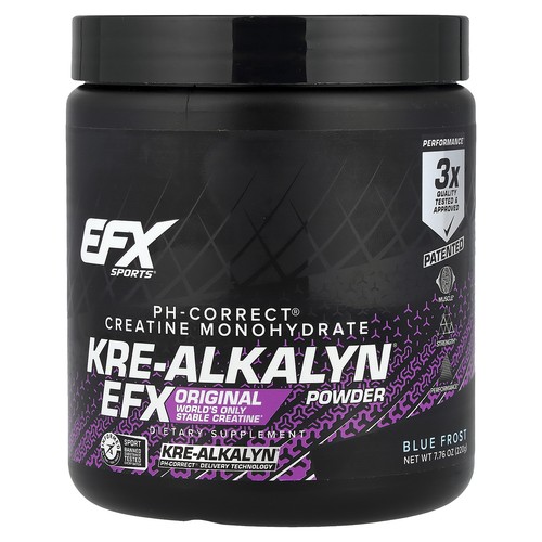 Kre-Alkalyn EFX Powder, Blue Frost,  7.76 oz (220 g)
