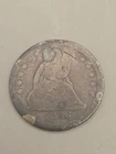1856 Seated Liberty Silver Quarter 25c - Philadelphia Mint