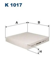 Filtre d'habitacle Mg F