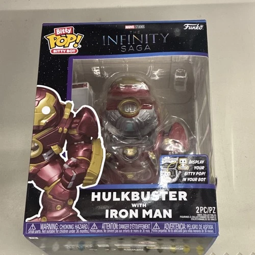 Funko Bitty Pop! Hulkbuster & Iron Man Marvel Infinity Saga Figures vinyl