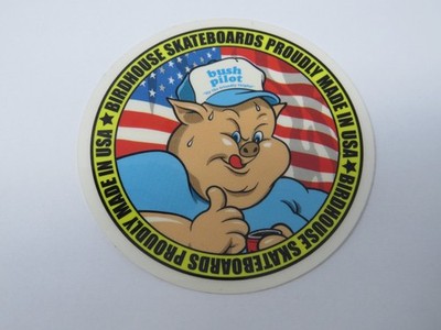 2000 Original Vintage Jeremy Klein Birdhouse Bush Pilot Skateboard Sticker