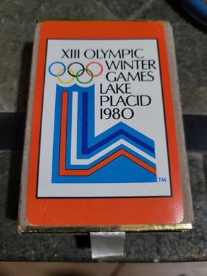 1980 Congress Vintage Deck Of Cards Lake Placid Winter Games Excellent