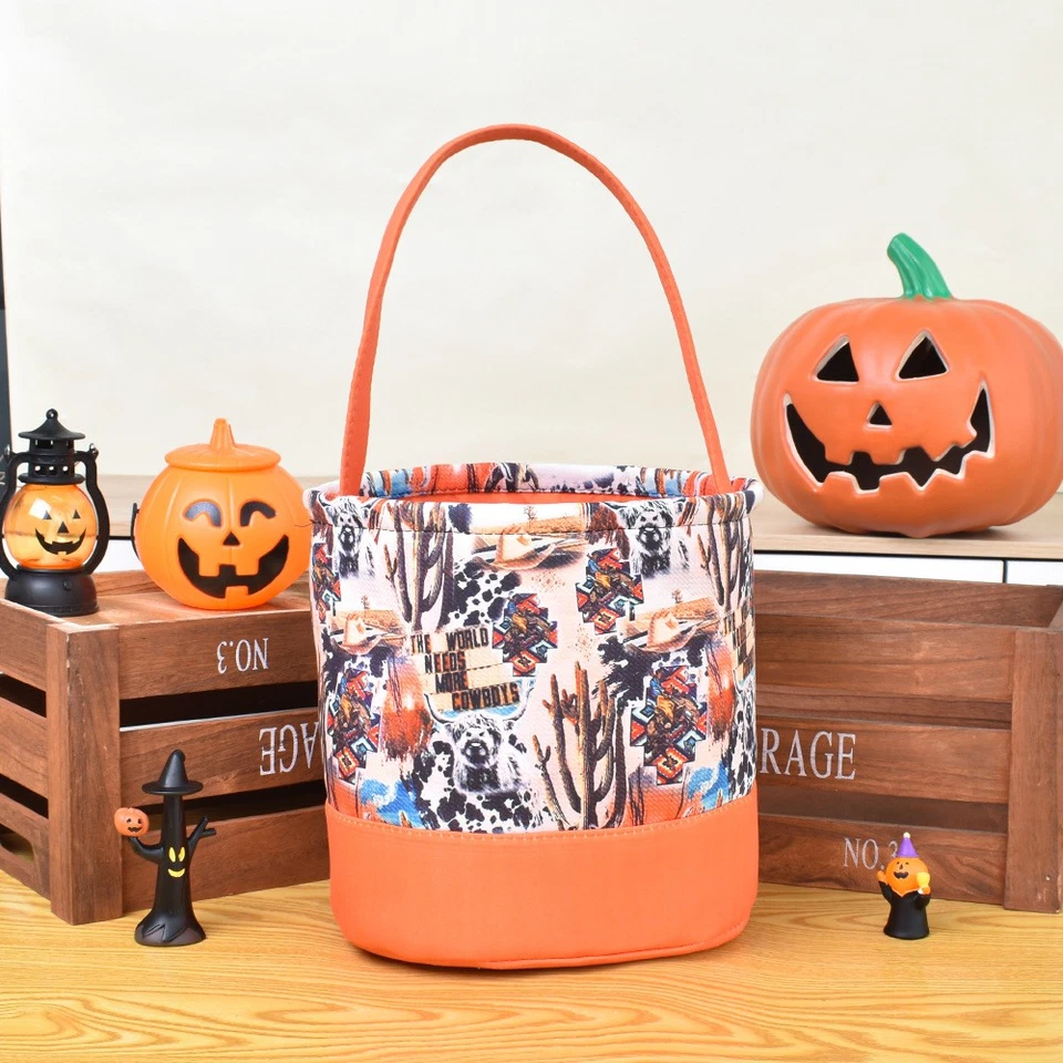 Halloween gift candy storage basket atmosphere decoration props - Image 4 of 4