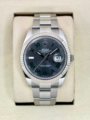 NEW 2026 Rolex Datejust 41mm 126334 Oyster Wimbledon Dial
