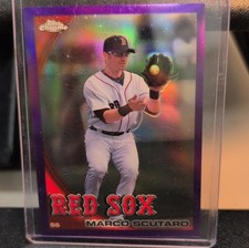 Topps 2010 Chrome Purple Refractor Marco Scutaro #15 Red Sox /599