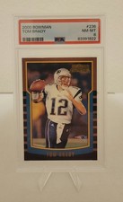 Tom Brady - 2000 Bowman Football Rookie RC #236 PSA 8 NM-MT 🔥