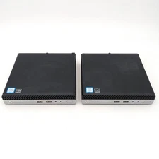 HP ProDesk 400 G3 Mini i5-7500T 256GB SSD Various RAM Windows 10 Only | Lot of 2