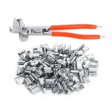 100pcs Wheel Weight Pliers, Wheel Weight Hammer, 10g 0.35oz Aluminium Alloy 