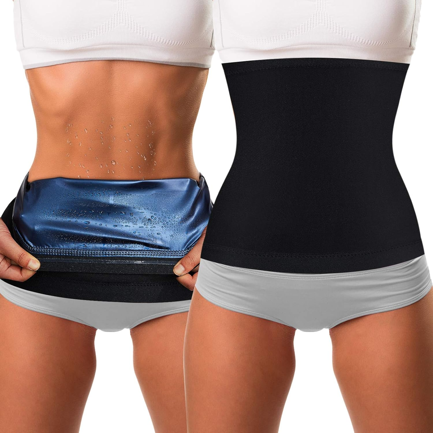 Slimming Waist Trainer Wrap for Women – Sweat Belt for Toning & Bodybuilding