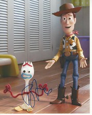 TONY HALE SIGNED AUTHENTIC 'TOY STORY 4' FORKY 8X10 PHOTO ACTOR 2 w/COA
