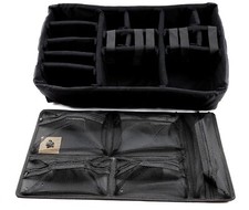 Black Padded Dividers Lid organizer and nameplate fits your Pelican 1510 case