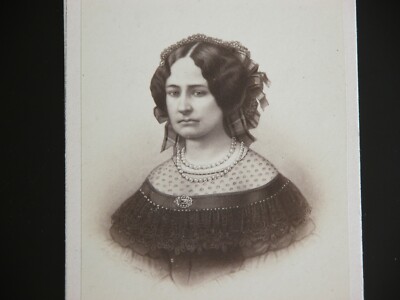 Comtesse de Chambord Marie-Therese de Modene CDV Albumen Print 