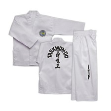TRAJE ITF para PRINCIPIANTES y Cinturones de Color - Doboks de Taekwondo Superior a SUPER PRECIOS