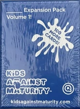Kids Against Maturity Expansion Pack Volume 1 ~ 100 More Cards, NEW & SEALED