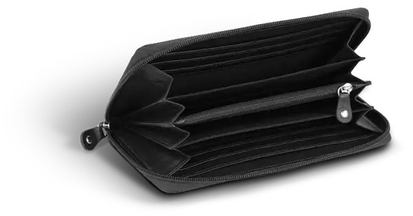 WENGER Geldbörse aus Nappa-Leder H 10 3 x B 18 8 x T 2 cm Farbe  