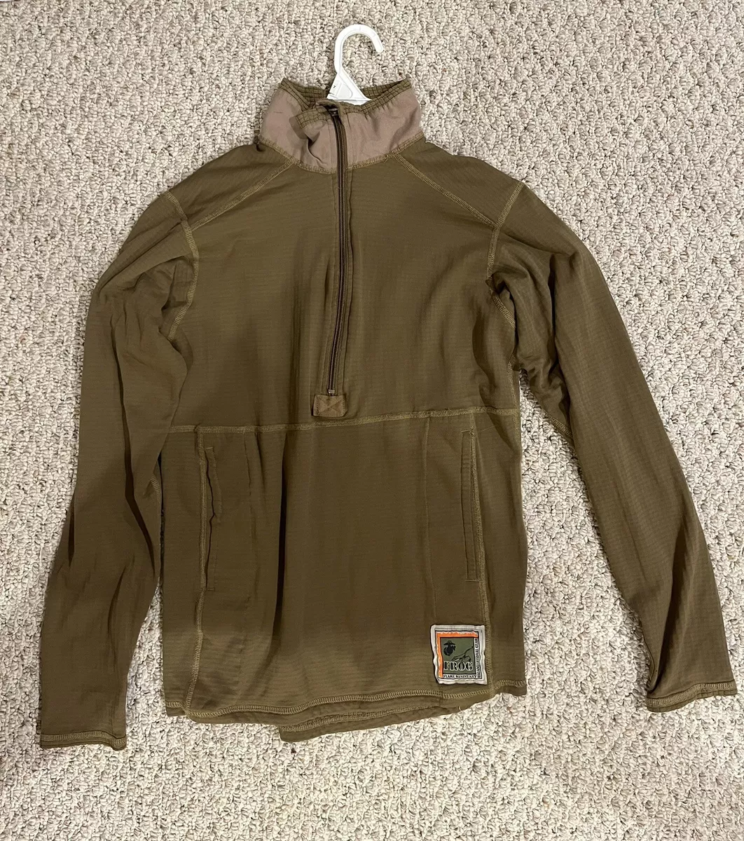 USMC FROG Polartec Waffle Grid Fleece MIDWEIGHT Coyote Brown SZ XS REG