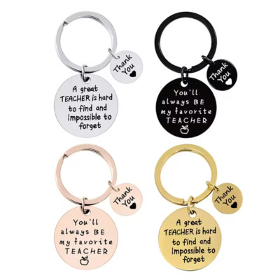 A Great Teacher Is Hard To Find And Impossible To Forget Keychain multiple color