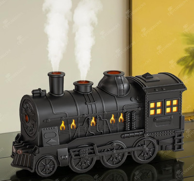 Train Shape Aroma Diffuser, Night Light & Cool Mist for Bedroom Desk
