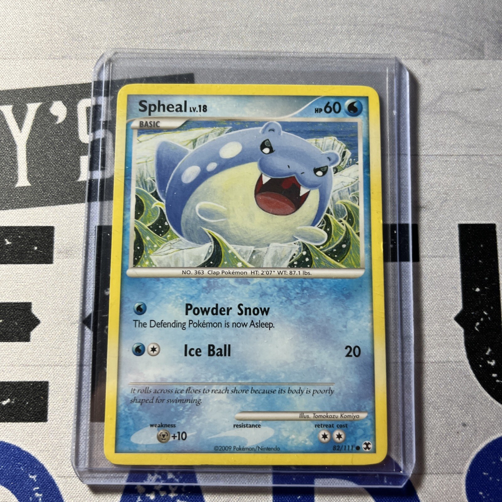 Pokemon - Spheal - 82/111 - Common - Rising Rivals - NM
