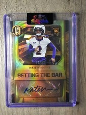 2024 Panini Gold Standard #STB-NWS Nate Wiggins Setting the Bar #/99