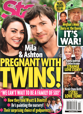 Star Magazine December 17 2018 Mila Kunis Ashton Kutcher Queen Elizabeth Royals